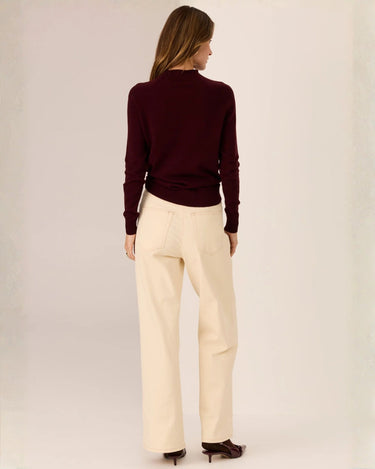 POL : Lana Wide Leg Jean - Ivory