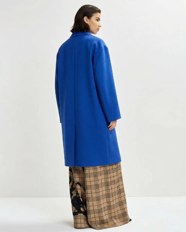 Essentiel Antwerp : Junta oversized Coat - Cobalt Blue