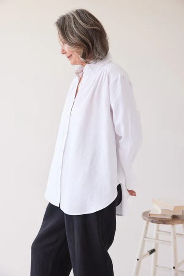 Eva's Sunday : Rebecca Shirt - White