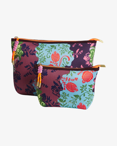 Sage x Clare : Leilani Pouch- Garnet
