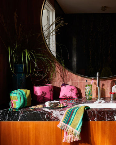 Sage x Clare : Nicolette Terry Pouch - Juniper - Small