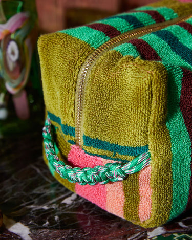 Sage x Clare : Nicolette Terry Pouch - Juniper - Small