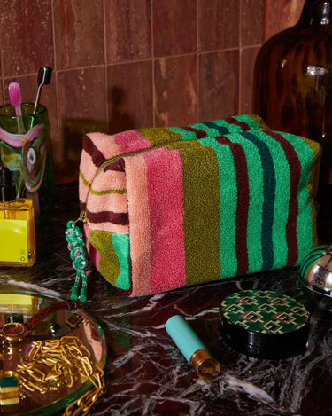 Sage x Clare : Nicolette Terry Pouch - Juniper - Large