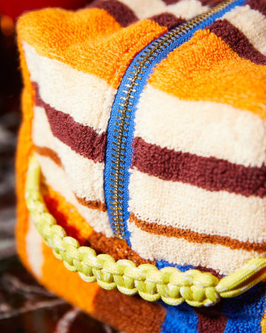 Sage x Clare : Nicolette Terry Pouch - Russet - Small