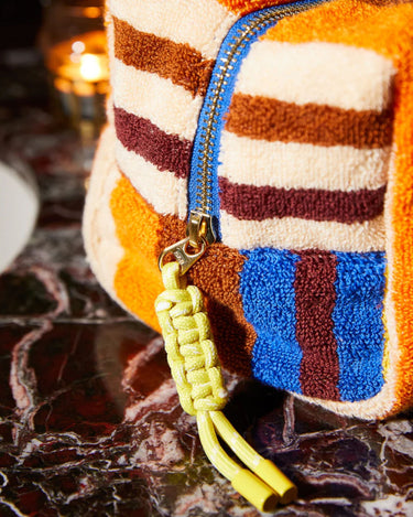 Sage x Clare : Nicolette Terry Pouch -  Russet - Large