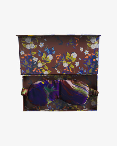 Sage x Clare : Zoi Silk Eye Mask - Ultramarine