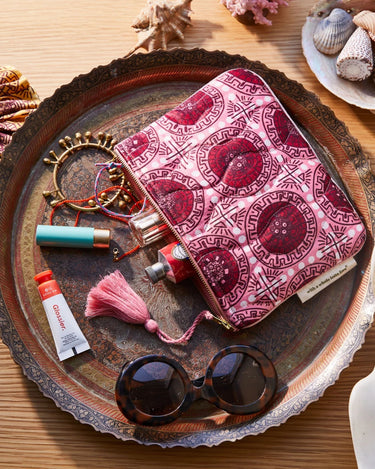 Sage x Clare : Gabriella Pouch – Hibiscus