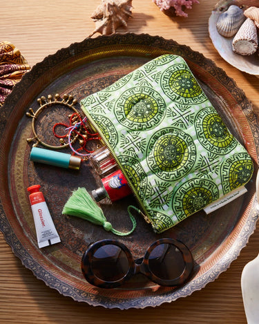 Sage x Clare : Gabriella Pouch – Key Lime