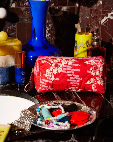 Sage x Clare : Marta Travel Pouch – Vermillion