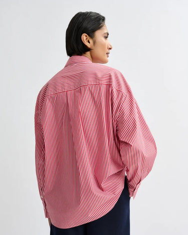 Essentiel Antwerp : Jiwi  Shirt With Bowties - Red / White / Navy