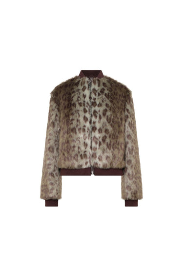 Unreal Fur : Foliage Jacket - Green Leopard