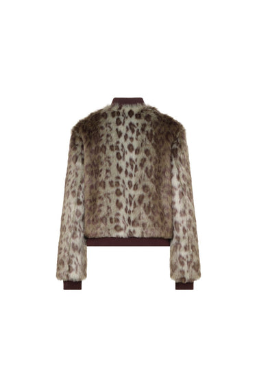 Unreal Fur : Foliage Jacket - Green Leopard