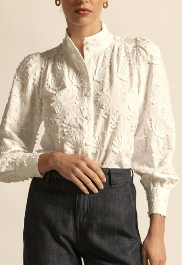 Zoe Kratzmann: Fete Top - Porcelain