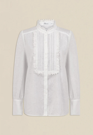 Zoe Kratzmann: Haze Top - Porcelain