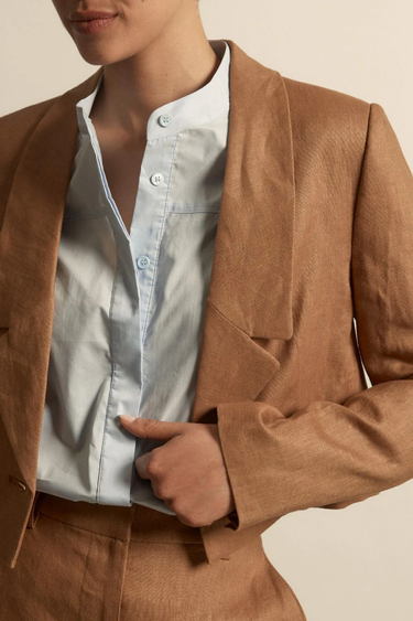 Zoe Kratzmann : Bask Jacket : Biscotti