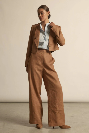 Zoe Kratzmann : Bask Jacket : Biscotti