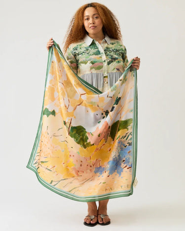 Nancybird : Silk Scarf - Sunny Clearing