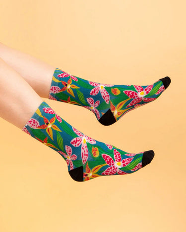 Julie White : Socks - Wild Orchid