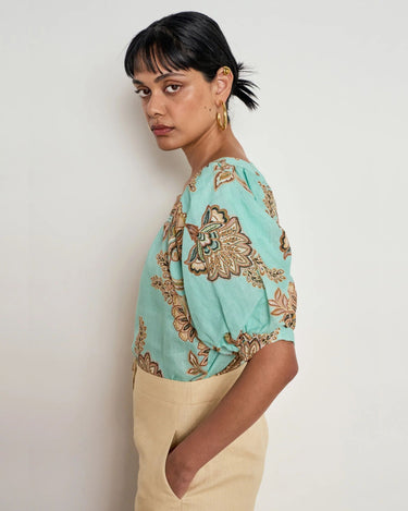 Zoe Kratzmann : Grace Top - Mint Kgari