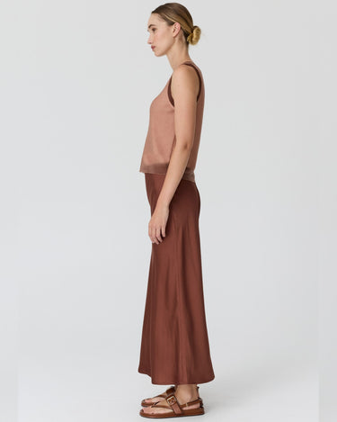 POL : Kaspar Layered Tank - Pink / Toffee