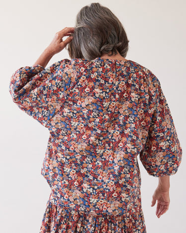 Eva's Sunday : Antonette Puff Sleeve Top - Thorpe Liberty