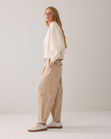 Summum : Balloon Fit Pants - Cream