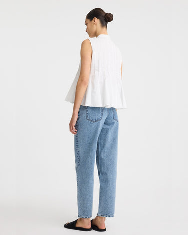 Morrison : Devin Pintuck Shirt - White