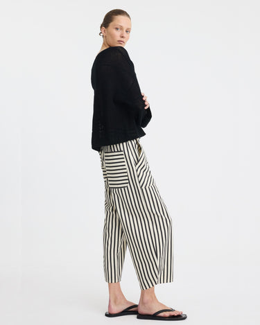 Morrison : Marina Crop Pant - Stripe