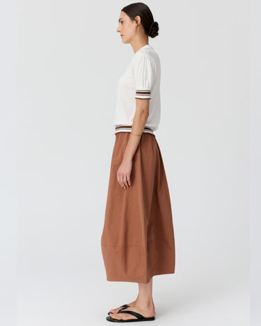 POL : Alma Bubble Skirt - Toffee