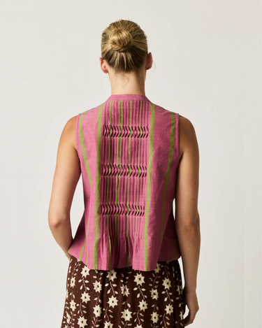 Nancybird Agnes Top - Bottle Brush Stripe