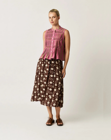 Nancybird Agnes Top - Bottle Brush Stripe