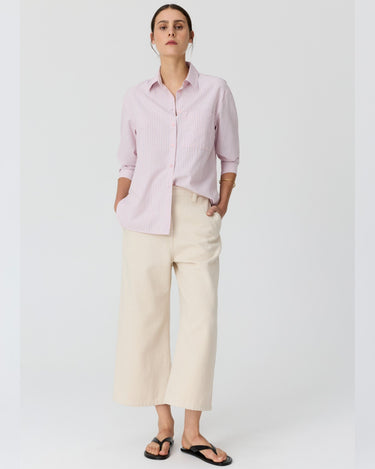 POL : Aubin LS Shirt - Pink Stripe