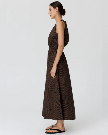 POL : Trellis Tank Dress - Trellis Print