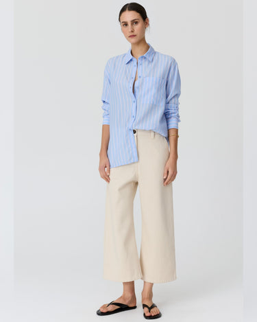 POL : Aubin LS Shirt - Blue/Pink