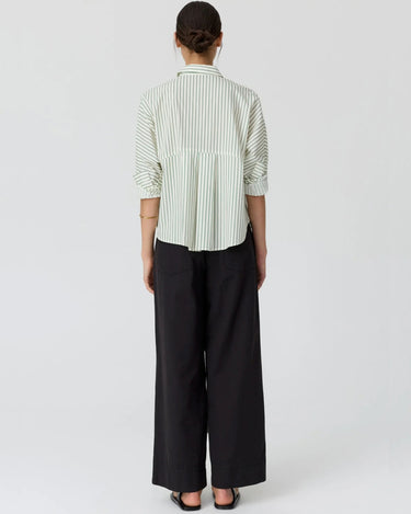POL : Botanica Stripe Shirt - Botanica Print
