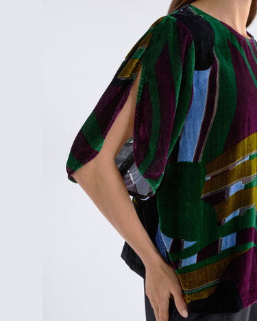 Elk The Label : Reihen Top - Stribe Burnout