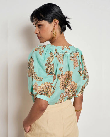 Zoe Kratzmann : Grace Top - Mint Kgari
