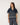 Indi & Cold : Shirt with Contrast Embroidery - Navy