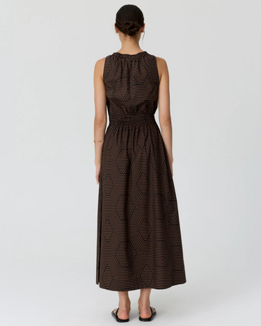 POL : Trellis Tank Dress - Trellis Print