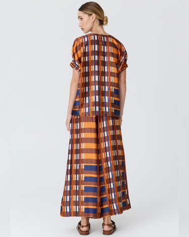 POL : Lattice Pants - Amber Check