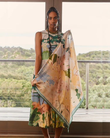 Nancybird : Silk Scarf - Sunny Clearing