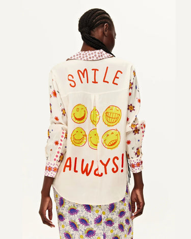 ME369 :  Tori Printed Shirt - Markers