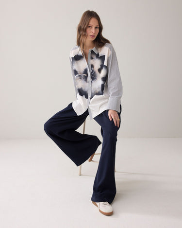 Summum : Fluid Pants - Navy