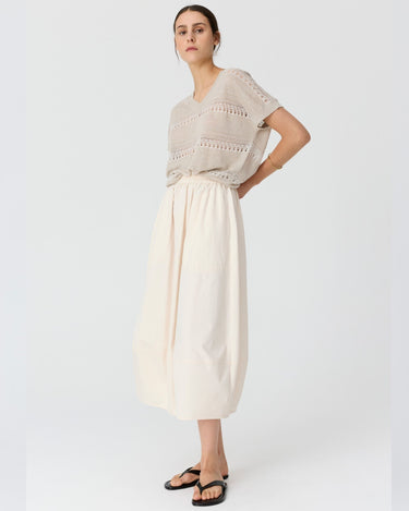 POL : Alma Bubble Skirt - Pebble