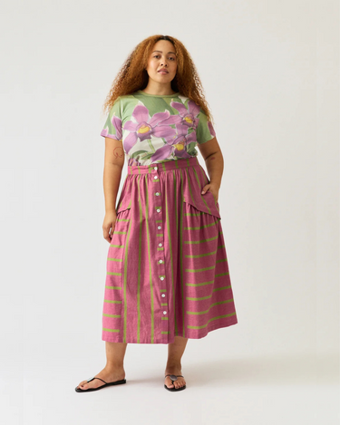 Nancybird : Acacia Skirt - Bottle Brush Stripe