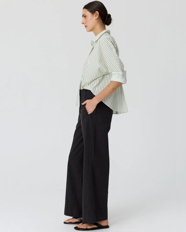 POL : Botanica Stripe Shirt - Botanica Print
