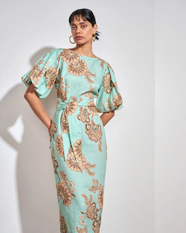 Zoe Kratzmann : Coast Dress - Mint Kgari