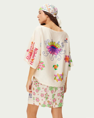 ME369 : Dina Pleated Shorts - Markers