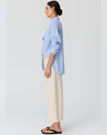 POL : Aubin LS Shirt - Blue/Pink
