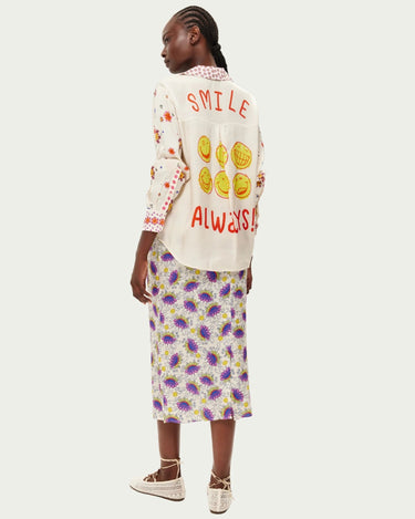 ME369 :  Tori Printed Shirt - Markers